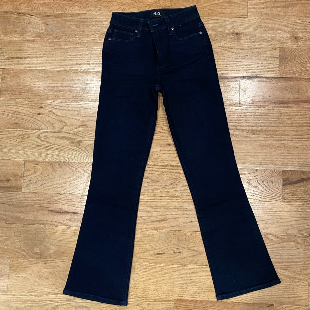 Paige Claudine Dark Blue Bootcut Jean.